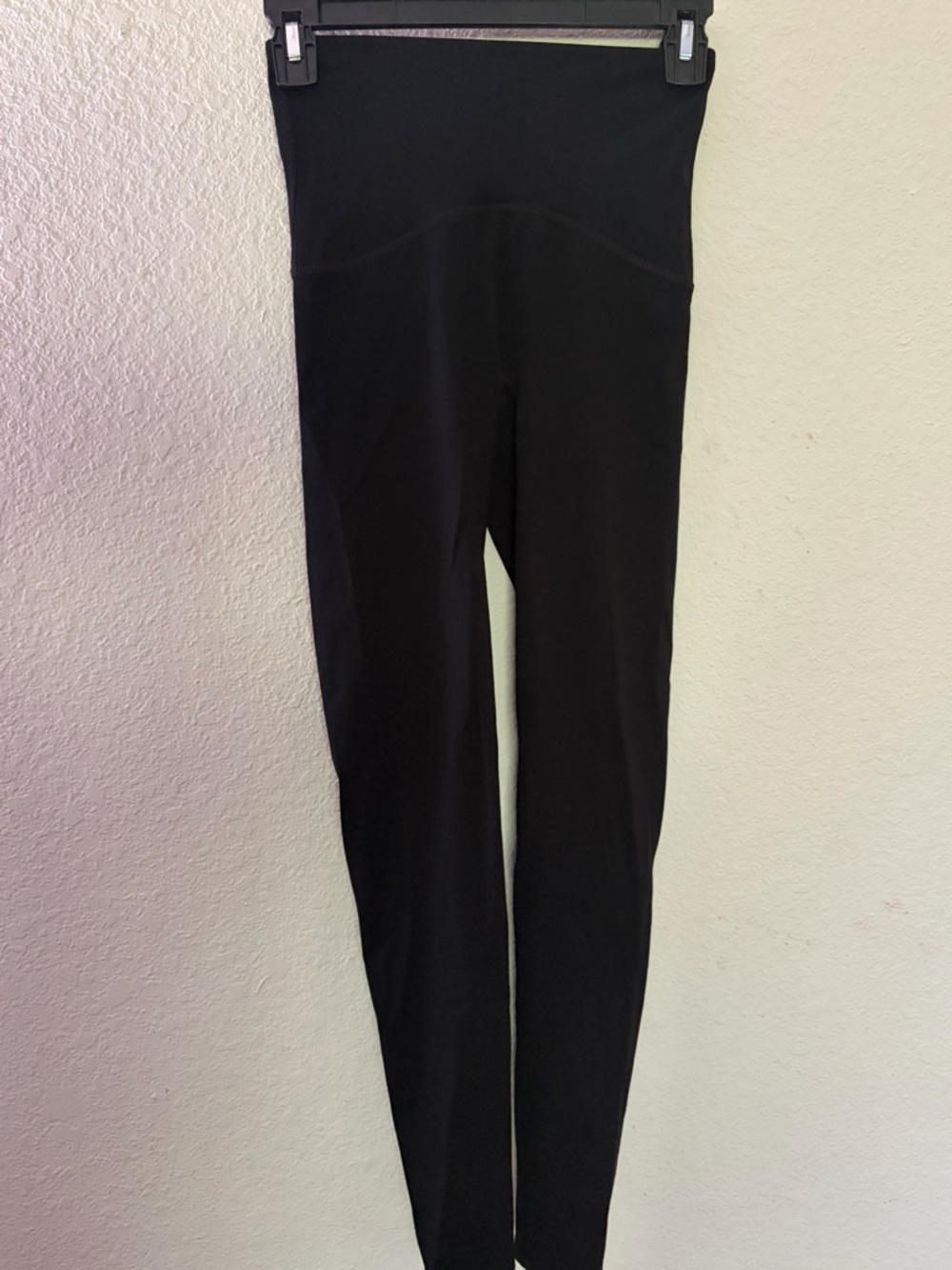SPANX Black Logo Activewear Leggings - Picture 2 of 3